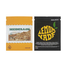 Load image into Gallery viewer, 1g -3g Cookies Plastic Zipper Pouch With Stickers laser Anti Label Foil Bags Flavor Herb Flower Dry Tobacco Retail Bags