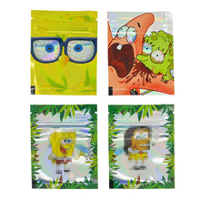 Load image into Gallery viewer, 11x14cm 3.5g Hologram Laser Zipper Bags Both Side Printed 100 pcs