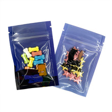 Load image into Gallery viewer, Small Size 6x9cm Candy Zipper Pouch With Clear Window Sample Bag Plastic Packaging