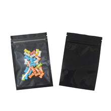 Load image into Gallery viewer, 100 pcs Colorful and Transparent Zip Lock Pouches Food Storage Bags