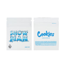 Load image into Gallery viewer, 1g -3g Cookies Plastic Zipper Pouch With Stickers laser Anti Label Foil Bags Flavor Herb Flower Dry Tobacco Retail Bags