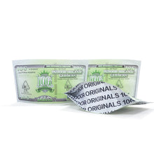 Load image into Gallery viewer, 100 PCS USD Dollars 3.5g-10g Money Children Proof Stand Up Zip Lock Pouch Smell Proof Zipper Bag Cookies pouch Child Resistant Exit Bag USD Dollars