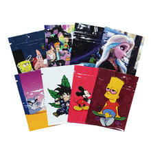 Load image into Gallery viewer, 7x10cm With Clear Window Small Zipper Bags Mixed Design For 1g