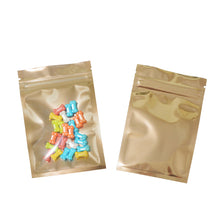 Load image into Gallery viewer, 100 pcs Colorful and Transparent Zip Lock Pouches Food Storage Bags