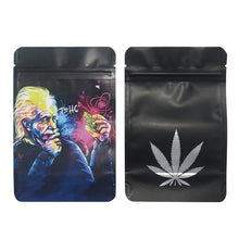 Load image into Gallery viewer, BACKWOODS Zipper Bags With Clear Window 3.5g Stand Up Ziplock Pouch 100 PCS