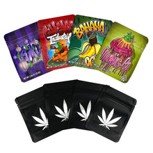 Load image into Gallery viewer, BACKWOODS Zipper Bags With Clear Window 3.5g Stand Up Ziplock Pouch 100 PCS