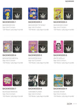 Load image into Gallery viewer, BACKWOODS Zipper Bags With Clear Window 3.5g Stand Up Ziplock Pouch 100 PCS