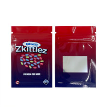 Load image into Gallery viewer, Small Size 6x9cm Candy Zipper Pouch With Clear Window Sample Bag Plastic Packaging