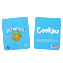 Load image into Gallery viewer, 3.5g Cookies 100 PCS Soft PET Zipper Bags 3.5g Smell Proof Retail Bag Package Packaging North America