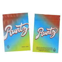 Load image into Gallery viewer, Runtz 1g-3.5g-28g Plastic Mylar Pouch Food Storage Bags Moisture Proof Bags Keep Aroma Pouch
