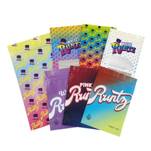 Load image into Gallery viewer, Runtz 1g-3.5g-28g Plastic Mylar Pouch Food Storage Bags Moisture Proof Bags Keep Aroma Pouch