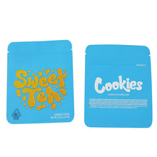 Load image into Gallery viewer, 3.5g Cookies 100 PCS Soft PET Zipper Bags 3.5g Smell Proof Retail Bag Package Packaging North America