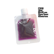 Load image into Gallery viewer, 20 pcs Full Transparent Plastic Spout Pouch Juice Pouch,Wine Flask Pouch BPA Free Food Materials Storage Bags 30 ml-500 ml