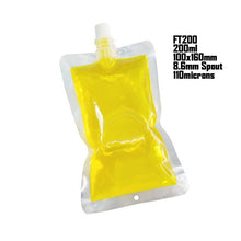 Load image into Gallery viewer, 20 pcs Full Transparent Plastic Spout Pouch Juice Pouch,Wine Flask Pouch BPA Free Food Materials Storage Bags 30 ml-500 ml
