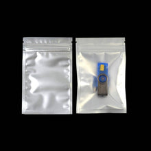 Load image into Gallery viewer, 100 pcs Matte Colorful and Transparent Zip lock Bags Colored & Clear pouches