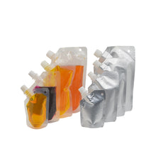 Load image into Gallery viewer, 20 pcs Spouted Stand Up Pouch Drinking Water Bag Sauce Flask Spout Pouches Wine Liquor Beverages For Outdoor Travel