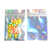 Load image into Gallery viewer, 100 pcs Matte Colorful and Transparent Zip lock Bags Colored & Clear pouches