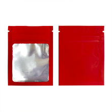 Load image into Gallery viewer, 7x9cm 1g Matte Colors Zip Lock Bag With Clear Window Frosted Plastic Small Pouches Packaging 9 Colors