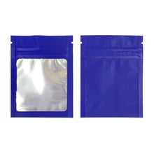 Load image into Gallery viewer, 7x9cm 1g Matte Colors Zip Lock Bag With Clear Window Frosted Plastic Small Pouches Packaging 9 Colors
