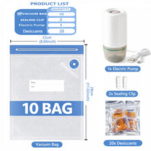 Load image into Gallery viewer, Filament Vacuum Sealer Kit for 3D Printing - Keep PLA/PETG Dry - Multi-Size Bags &amp; Electric Pump
