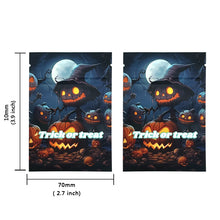 Load image into Gallery viewer, 1g  Halloween Party Use Bag Plastic Zipper Pouch Foil Bags Flavor Herb Flower Dry Tobacco Retail Bags
