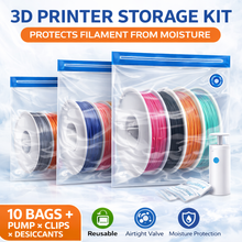 Load image into Gallery viewer, Filament Vacuum Sealer Kit for 3D Printing - Keep PLA/PETG Dry - Multi-Size Bags &amp; Electric Pump
