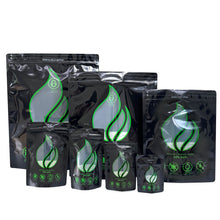 Load image into Gallery viewer, Lock &amp; Seal Storage &amp; Curing Bags 1/8oz to 2lb 58%-62% RH Moisture Control Pouches Heat Sealable Mylar Bags Smell Proof Packaging Ready Stock
