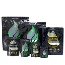 Load image into Gallery viewer, Lock &amp; Seal Storage &amp; Curing Bags 1/8oz to 2lb 58%-62% RH Moisture Control Pouches Heat Sealable Mylar Bags Smell Proof Packaging Ready Stock
