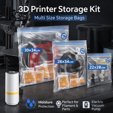 Load image into Gallery viewer, Filament Vacuum Sealer Kit for 3D Printing - Keep PLA/PETG Dry - Multi-Size Bags &amp; Electric Pump
