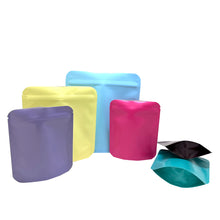 Load image into Gallery viewer, Premium Macaron-Colored Stand-Up Food Storage Bags - Set of 6 Warm Tones, High Aesthetic Appeal, Ideal for Food, Accessories, Snacks, Blind Bags - Food-Safe Packaging Solution
