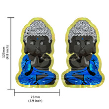 Load image into Gallery viewer, Buddha Bag Small Shape 7.5x12.5cm 100 pcs 1-3.5g Mylar Bags Holographic Zipper Bag Smell Proof Zip lock Pouch Small Bags
