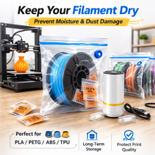 Load image into Gallery viewer, Filament Vacuum Sealer Kit for 3D Printing - Keep PLA/PETG Dry - Multi-Size Bags &amp; Electric Pump
