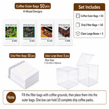 Load image into Gallery viewer, Premium Drip Coffee Outer Bags – Thickened Kraft Paper &amp; Pure Aluminum Foil Packaging
