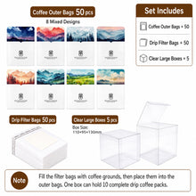 Load image into Gallery viewer, Premium Drip Coffee Outer Bags – Thickened Kraft Paper &amp; Pure Aluminum Foil Packaging
