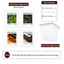 Load image into Gallery viewer, Premium Drip Coffee Outer Bags – Thickened Kraft Paper &amp; Pure Aluminum Foil Packaging
