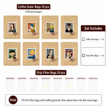 Load image into Gallery viewer, Premium Drip Coffee Outer Bags – Thickened Kraft Paper &amp; Pure Aluminum Foil Packaging
