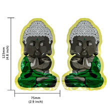 Load image into Gallery viewer, Buddha Bag Small Shape 7.5x12.5cm 100 pcs 1-3.5g Mylar Bags Holographic Zipper Bag Smell Proof Zip lock Pouch Small Bags
