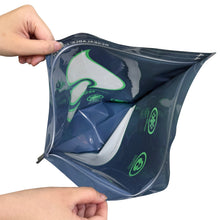 Load image into Gallery viewer, Lock &amp; Seal Storage &amp; Curing Bags 1/8oz to 2lb 58%-62% RH Moisture Control Pouches Heat Sealable Mylar Bags Smell Proof Packaging Ready Stock
