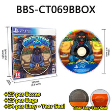 Load image into Gallery viewer, 25 Bags with 25 Boxes In-Stock 3.5g Mylar Bags for CD/DVD, Zipper Circle Disc Pouches, Game CD/DVD Case, Shaped Mylar Bags, Packaging for DVD/CD with Box Customized
