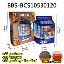 Load image into Gallery viewer, 25 Pcs Mylar Bag 3.5g with 25 Pcs Boxes Cereal Paper Boxes Customizable box design UV-coated Retail packaging Double insert box
