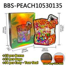 Load image into Gallery viewer, 25 Pcs Mylar Bag 3.5g with 25 Pcs Boxes Cereal Paper Boxes Customizable box design UV-coated Retail packaging Double insert box
