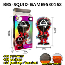 Load image into Gallery viewer, 3.5g Pop 2PAC Tupac Doll Figure Collectible - Custom Mylar Ziplock Bags with Transparent   Window, Laser Holographic Design, Includes Paper Boxes - In Stock
