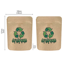 Load image into Gallery viewer, 1-3.5g Mylar Bags Smell proof Ziplock Bags Laser Hologram CBD small Pouch 3.5g 100 pcs Customized your logo
