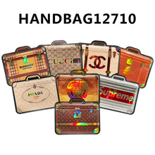 Load image into Gallery viewer, 100 PCS Holographic Shaped Ziplock Bags Trendy UV Foil Resealable Pouches for Candy, Herbs, Collectibles &amp; Streetwear Accessories
