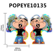 Load image into Gallery viewer, 3.5g Pop 2PAC Tupac Doll Figure Collectible - Custom Mylar Ziplock Bags with Transparent   Window, Laser Holographic Design, Includes Paper Boxes - In Stock
