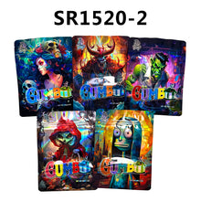 Load image into Gallery viewer, 100 pcs 28g Hologram Smell proof hemp Flower CBD Edibles Gummy Candy Cookies Packaging Holographic Laser Bag Zip Lock Mylar Pouch
