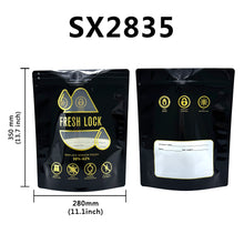 Load image into Gallery viewer, Lock &amp; Seal Storage &amp; Curing Bags 1/8oz to 2lb 58%-62% RH Moisture Control Pouches Heat Sealable Mylar Bags Smell Proof Packaging Ready Stock
