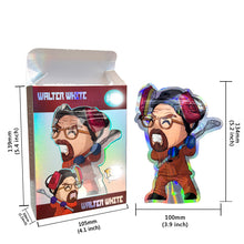 Load image into Gallery viewer, 3.5g Pop 2PAC Tupac Doll Figure Collectible - Custom Mylar Ziplock Bags with Transparent   Window, Laser Holographic Design, Includes Paper Boxes - In Stock
