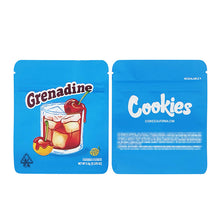 Load image into Gallery viewer, 3.5g Cookies 100 PCS Soft PET Zipper Bags 3.5g Smell Proof Retail Bag Package Packaging North America
