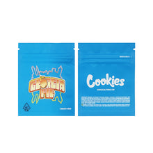 Load image into Gallery viewer, 1g -3g Cookies Plastic Zipper Pouch With Stickers laser Anti Label Foil Bags Flavor Herb Flower Dry Tobacco Retail Bags
